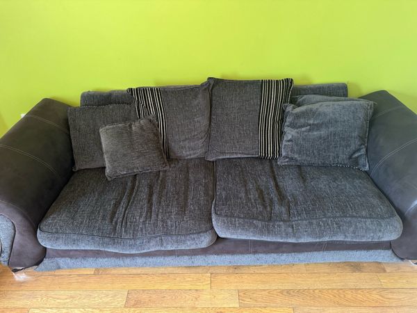Large 3 seater sofa and matching armchair - Main image