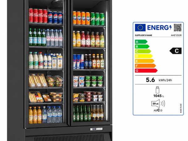 Premium Double Glass Door Fridge - Main image