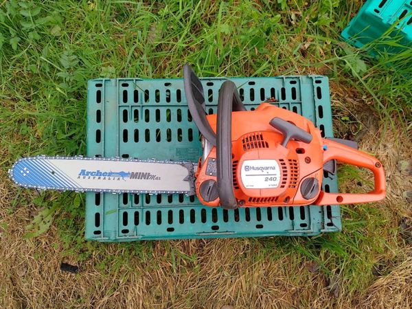 husqvarna 240 chainsaw, new bar chain - Main image