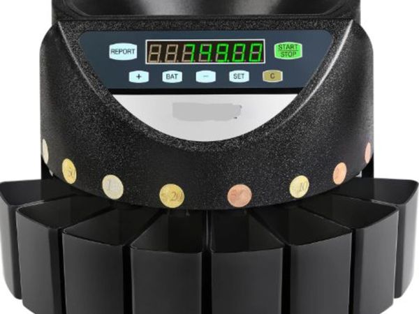 Euro Coin Counter Sorter 500-1000 Coins Electroni - Main image