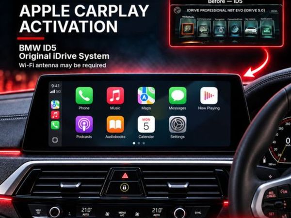 BMW ID5 Apple CarPlay Activation - Main image