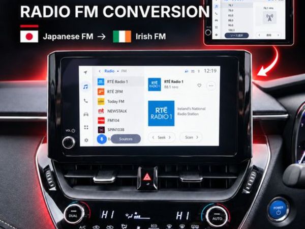 Toyota 11th Gen Japanese Radio to Irish FM Convers - Main image