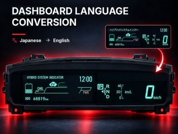 Toyota Prius ZVW30 / ZVW35 Dashboard Language - Main image