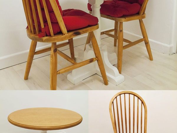 Elegant Solid Wood Dining Set - Main image