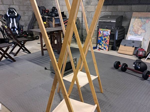2 Wooden Clothes Stands - Main image