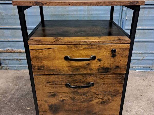 Office Cabinet with Wheels and Printer Stand - Main image
