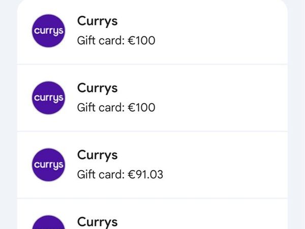 Curry’s gift card - Main image
