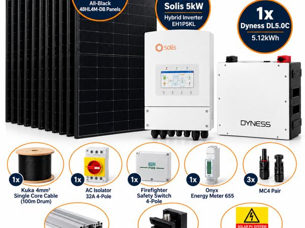 Solar sistem solar panels battery inverter - Main image