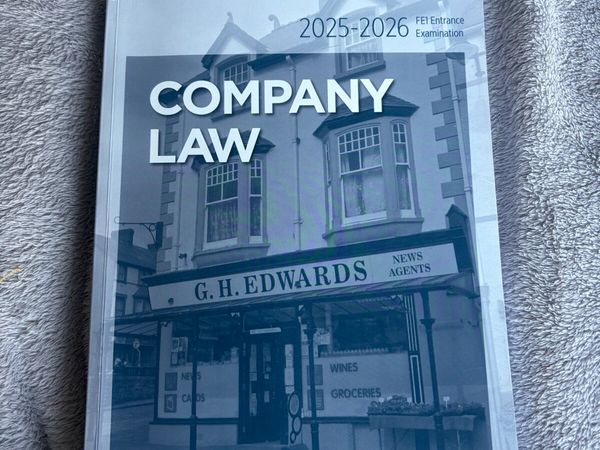 Company Law FE1 Manual - Main image