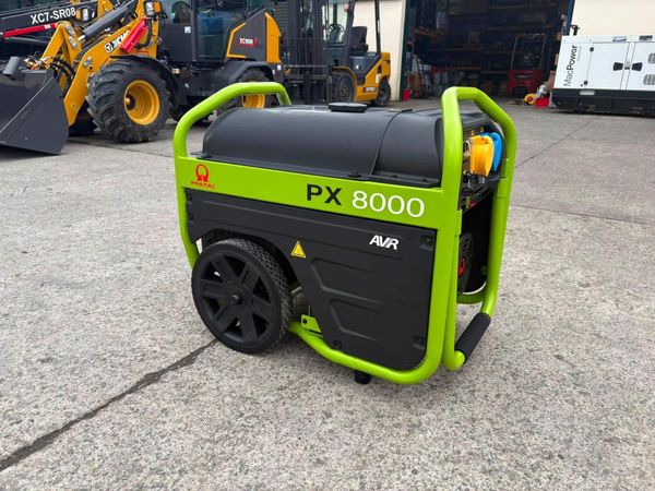 BRAND NEW PRAMAC PX8000 AVR PETROL GENERATOR - Main image