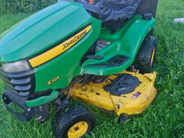 John Deere X324 Ride on mower Delivery available - Main image