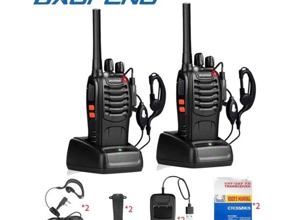 2 x Radio Walkie Talkies Baofeng BF-88E NEW - Main image