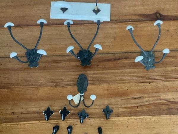 Job lot of Vintage Coat Hooks - Main image