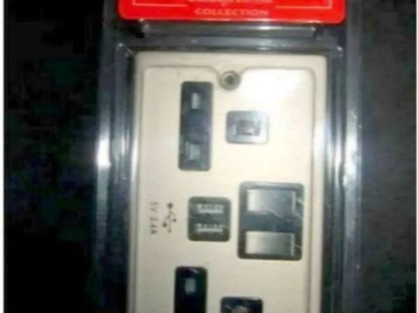 Claddagh Chrome Twin 13A Socket with Dual USB Port - Main image