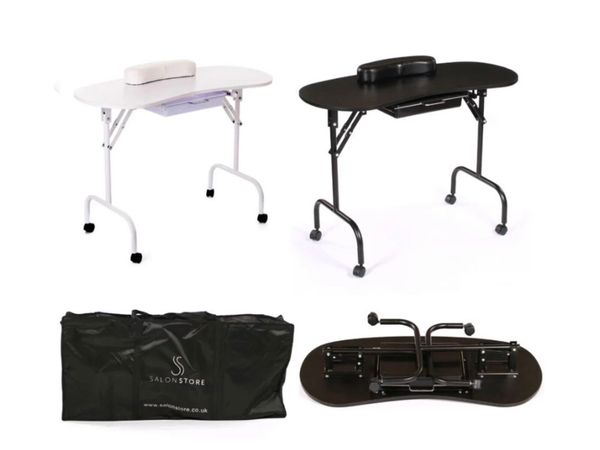 NEW Portable Foldable Manicure Salon Table - Main image