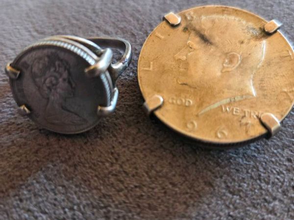 Brooch and ring coins - Main image