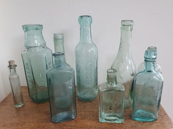 Antique glass bottles - Main image