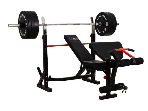 Olympic Weights Bench with Preacher Curl - Gym - Main image