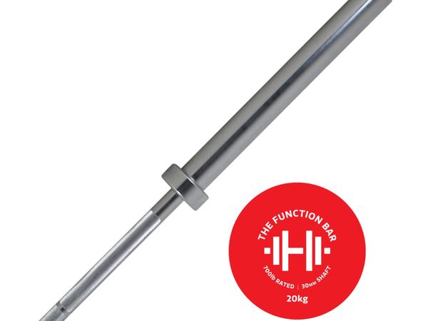 7 Foot 20KG Olympic Barbell with Spring Collars - Main image