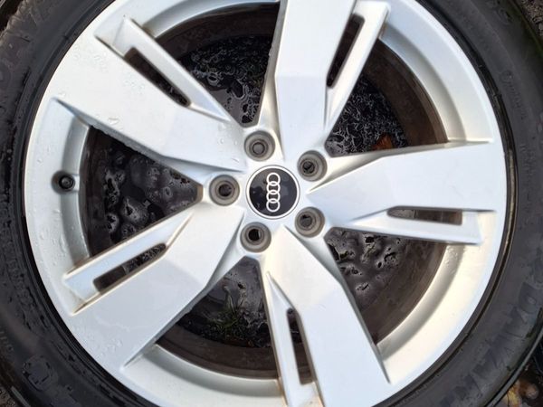 19" Genuine Audi Q5 S Line Alloys with tyres - Main image