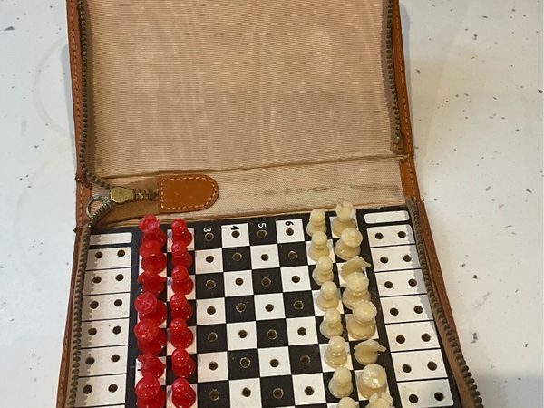 Vintage Travelling Chess Set - Main image