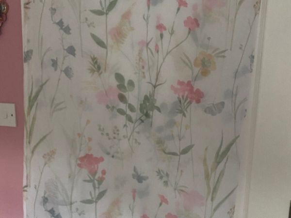 Watercolour voil curtains - Main image