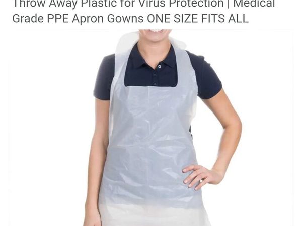 500 Plastic Aprons - Main image