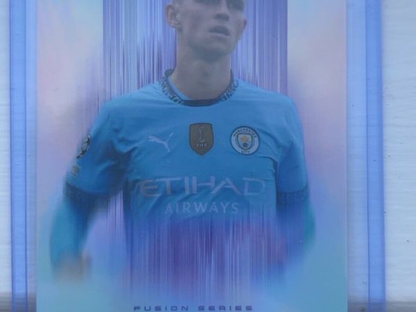 Phil Foden 2/25 Man City Topps Football Card - Main image