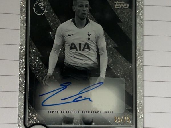 Toby Alderweireld Auto /75 Tottenham Topps Card - Main image