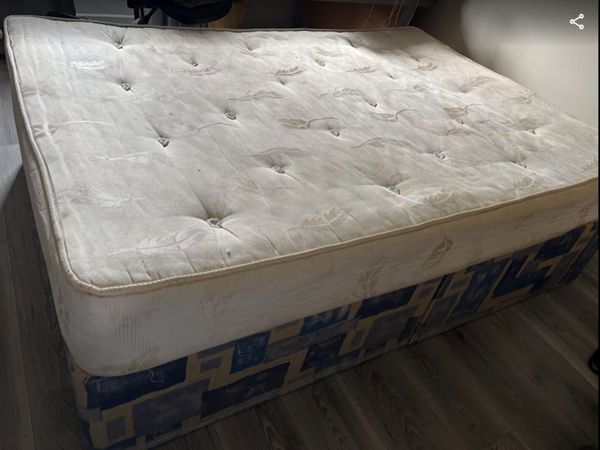 double bed base and mattress - Main image
