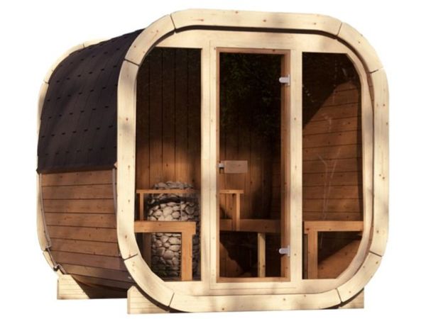 SKOG ÜKS220 Thermowood Cube Outdoor Sauna - Main image