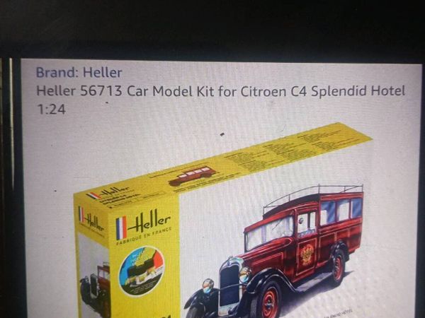HELLER 1:24 SCALE  CITROEN C4  SPLENADID HOTEL KIT - Main image