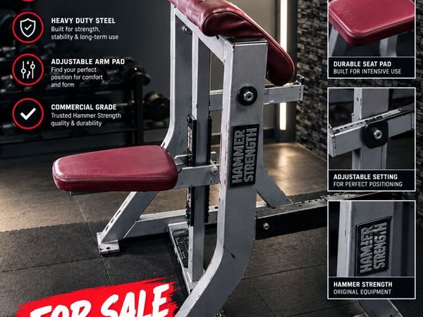 Original Hammer Strength Preacher Curl - Main image