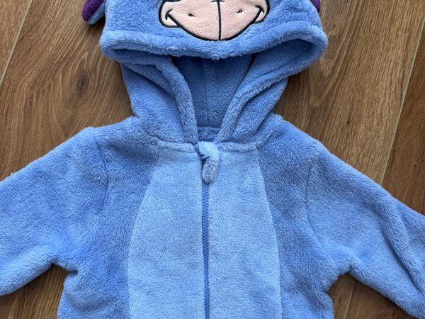 Disney Eeyore Fleece Onesie 6-9M - Main image