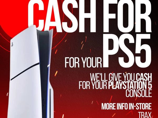 GET CASH FOR YOUR PS5 - Main image