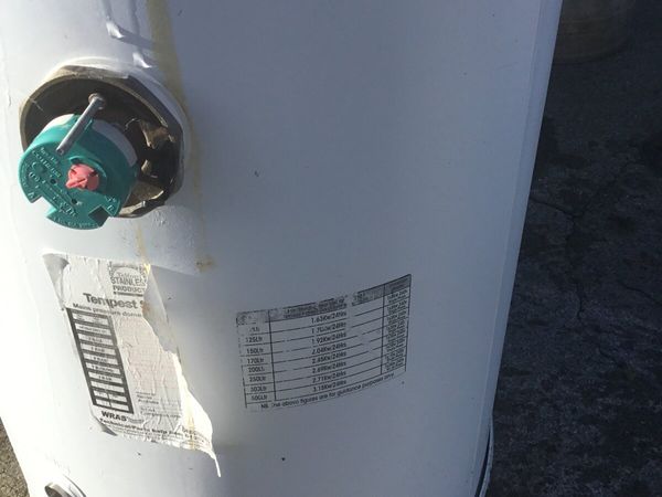 Telford tempest stainless steel water cylinder - Main image