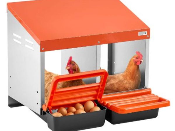 Chicken Nesting Boxes, 2 Compartments, Easy Egg - Main image