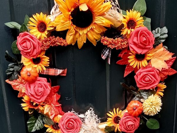 Autumn Door Wreath - Main image