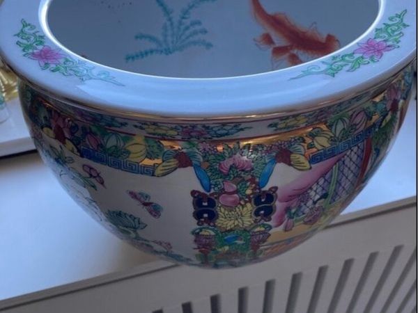 Vintage Chinese Famille Rise  Planter - Main image