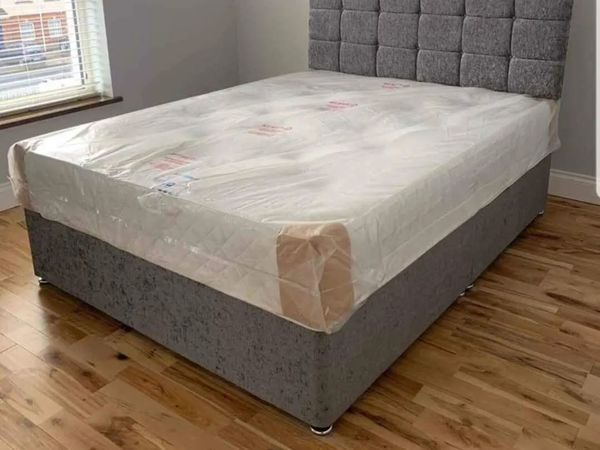 New Divan Beds With Mattresses Free Delivery - Main image