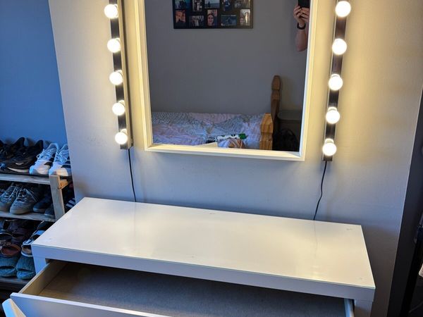 Dressing Table Set - Mirror, Lights and Chair - Main image