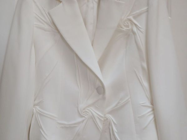 Ladies White Jacket (Size 18) - Main image