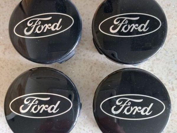 Black Ford centre caps - FREE POST - Main image