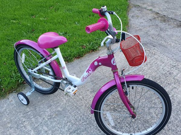 JOYSTAR Paris Girls Bike with Stabilisers & Basket - Main image