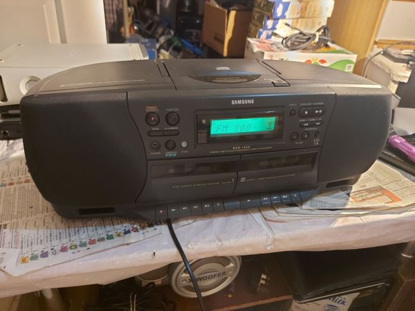 Samsung CD Player Stereo Radio Cassette Recorder, - Main image