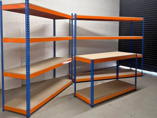 Heavy Duty Rivet Longspan Shelving Racking - Main image