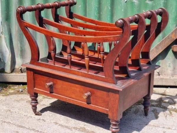 Antique Canterbury Magazine Rack KAS810 - Main image