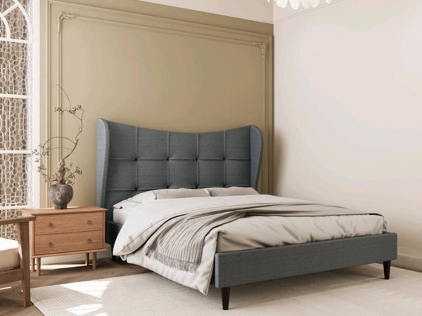5ft Verona  bed frame grey - Main image
