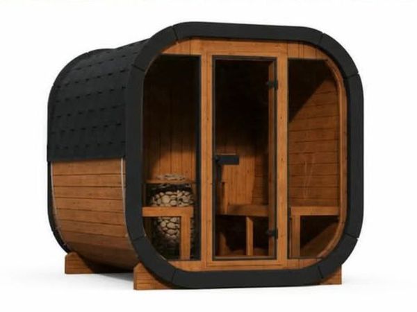 SKOG ÜKS200 Thermowood Cube Outdoor Sauna - Main image