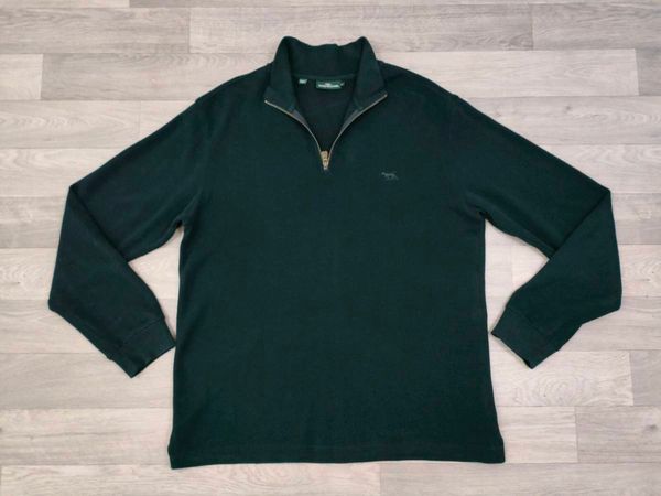 Rodd & Gunn Half Zip Cotton Jumper Mens L/XL - Main image